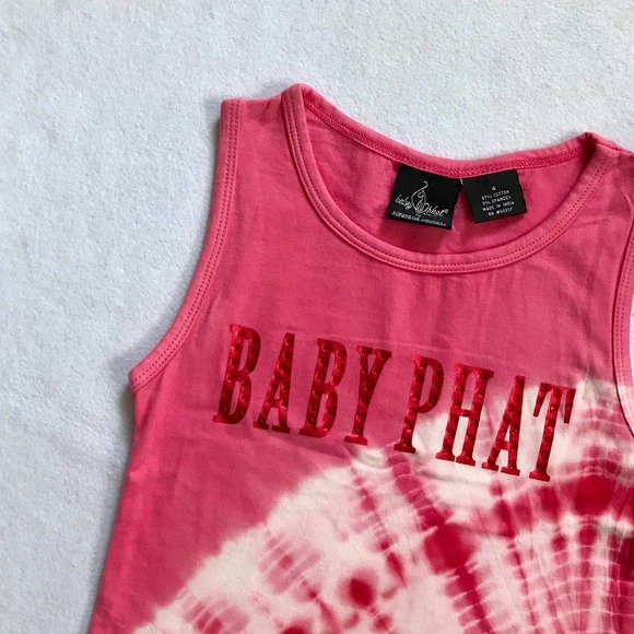 ❌SOLD❌ Baby Phat NWT Tye Dye Tank Top for Girls 4 - Picture 3 of 9